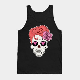 Mexican Skull Dia de los muertos Day of the dead Tank Top